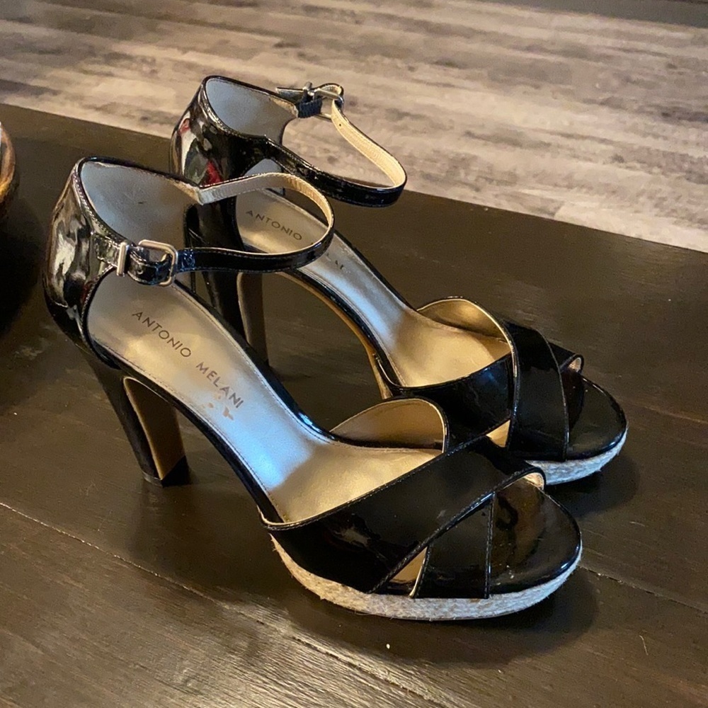 Antonio Melani Patent Leather Heels Size 8.5